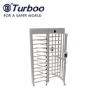 RFID Facial Recognition Pedestrian Full Height Turnstile SUS304 Access Control Full Height Gate 24V Full Height Gate