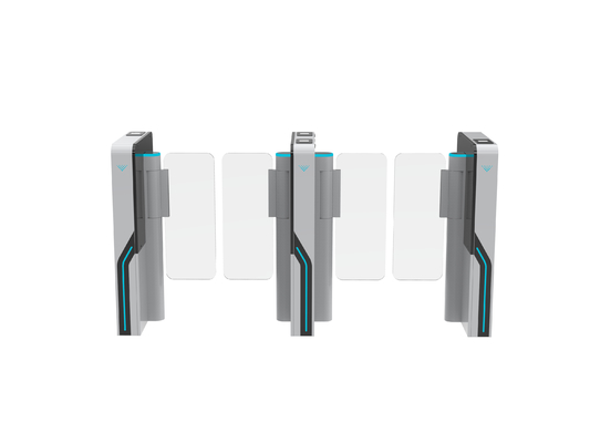 Access Control Electronic luxury Dc Brushless Motor Swing Barrier Turnstile For Office Building