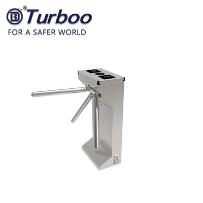 Motorized Compact Tripod Turnstile Gate Stainless Steel RS485 Security Access Controller