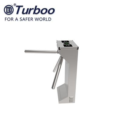 Motorized Compact Tripod Turnstile Gate Stainless Steel RS485 Security Access Controller