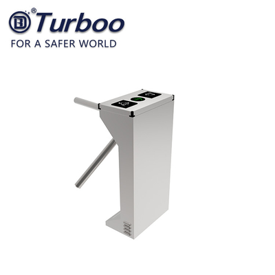 Motorized Compact Tripod Turnstile Gate Stainless Steel RS485 Security Access Controller
