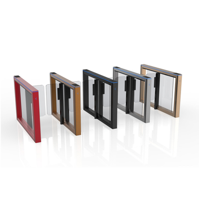 kupować Slim Durable Office Aluminium Alloy Snap-joint Security Gate Protection z ramieniem akrylowym / hartowanym szkłem online manufacture