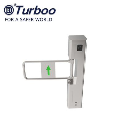 SUS Supermarket Entrance Swing Barrier Gate , 24V 50W Access Control Pedestrian Barriers Gates Swing Gate Turnstile
