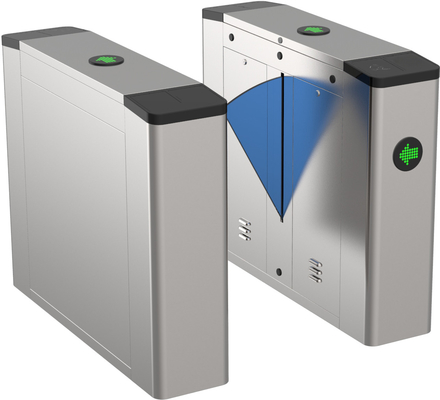 Nowoczesne rozwiązanie bezpieczeństwa 550mm Flap Barrier Turnstile z dynamicznym światłem wskaźnikiem