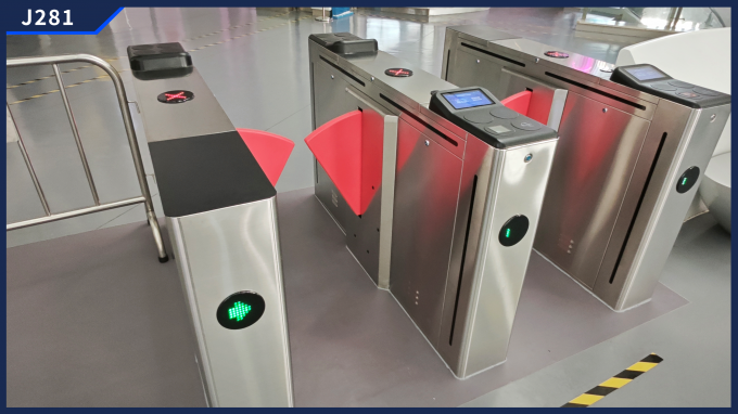 Flap Turnstile Gate J281 Professional ODM/OEM Ability System Zarządzanie oprogramowaniem 4