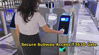 Nowy produkt T3630 Kontrola dostępu dla pieszych w metrze z czytnikiem RFID